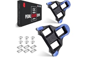 SHENZHENSHISHILILANTIANKEJIYOUXIANGONGSI CNC Calas Bicicleta Carretera，Calas Carretera para Compatible Shimano SPD-SL Calas Pedales，Rojo/Azul/Amarillo
