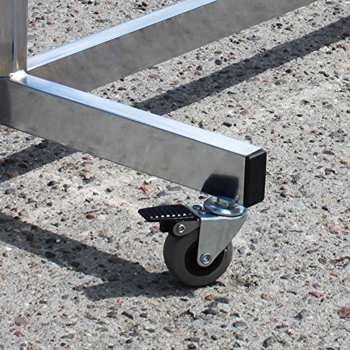 Reiserollständer höhenverstellbar 100-180cm Kleiderstange ausziehbar 98-152cm - 4
