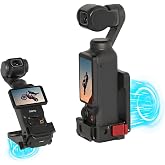 Coverzone DJI Osmo Pocket 3/4 ile Uyumlu Manyetik Genişletme &Ccedil;er&ccedil;evesi EXP | Al&uuml;minyum Alaşım G&ouml;vde, G&uuml;&ccedil;l&uuml; Mıknatıs, 180&deg; Aya