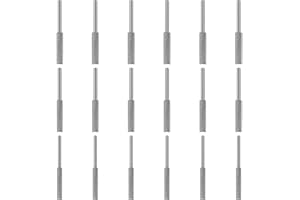 UTMACH 18 Piezas Afilador de Motosierra Limas de Molienda Diamante Lima para Afilar Cadena Motosierra Lima de Piedra para Sierra de Cadena para Tallas de Piedra, Joyas (4,0 mm, 4,8 mm, 5,5 mm)