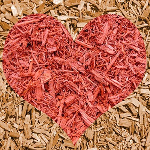Mulch Wood Natural &amp; Red 2 bags of each color - 5 m² Free Shipping