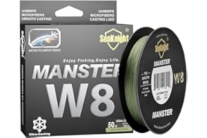 SeaKnight W8 8 Strands Braided Lines 150M/300M/500M Smooth PE Braid Multifilament Carp Fishing Lines Saltwater for Sea Fishing 15-100LB