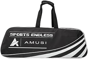 Faxianther Wasserdicht Badminton-Schläger für 2-4 Spieler Badminton Tasche Tragbare Squashtasche Schlägertasche Tennistasche Team Tennis Tasche Schläger Bag Sporttasche 74CM X 27CM X 8CM
