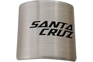 GEPINKE Badge Santa Cruz pour vélo de montagne, autocollant décoratif personnalisé en alliage d'aluminium doux