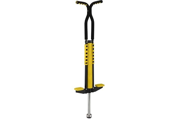 Relaxdays Pogo Stick, för barn, hoppstav upp till 60 kg, vadderad