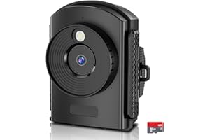 Caupureye Zeitraffer Kamera für Bauarbeiten im Freien, wasserdichte Zeitrafferkamera mit Verlängerter Batterielebensdauer, Aufnahme von 1080P Fotos und AVI Videos (64GB TF Karte)