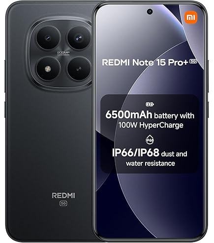 Xiaomi Redmi Note 13 Pro+ 5G Dual SIM 8GB RAM 256GB Midnight Black