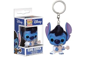 Funko - Porte Clé Disney - Stitch Elvis Pocket Pop 4cm - 0849803075408