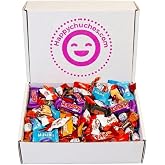 105 Mini Chocolates Assorted First Brands Gift Box Party | Wrapped one by one, 10 varieties, contains milk, soy, gluten and n