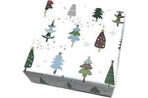 arkamii papel de regalo tamaño 86 x 64 cm diseño navideño 3 hojas tamaño grande navida árbol (NC1)