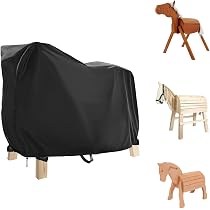 Housse De Protection Pour Cheval De Jardin En Bois - Imperméable, Coupe-Vent, Polyester 210D | Couverture Extérieure Durable
