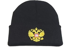 BYFRI Armée Russe KGB Cosaques Bonneterie Chapeaux Aigle Impérial Chrest Badge Beanie Chapeaux Accessoires De Décoration Intérieure