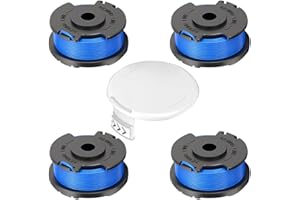 String Trimmer Spools for RYOBI ONE+, Bekasa Nylon String Trimmer Replacement Garden Accessories Reflex for String Trimmer 18V,24V,40V,RY40204,RY40220,ZRP2080 (4 PCS)