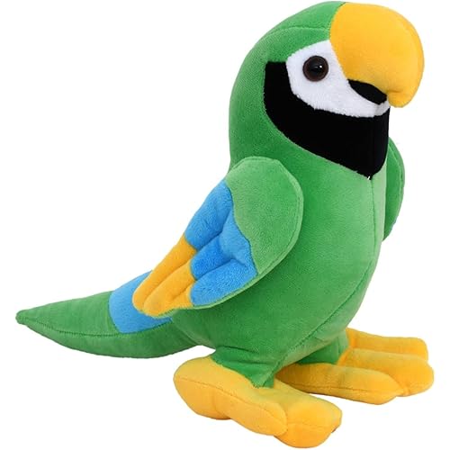 Mirada Cute Green Parrot Soft Toy for Girls/Kids | Stuffed Plush Animal | - 21cm