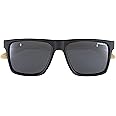 O'Neill Harwood 2.0 Polarized Sunglasses, Matte Black/Bamboo, Large