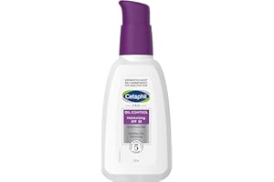 CETAPHIL Crema Hidratante Facial PRO OIL Control, para pieles grasas con tendencia acnéica, con protección solar FPS 30, 118ML