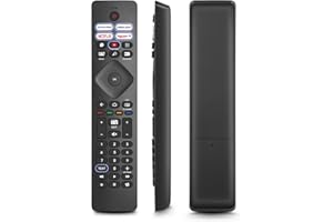 ANGROX per Telecomando-Philips-TV-Originale, Universale per Tutti Philips Smart TV, con Ambilight
