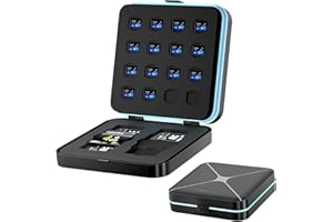 GiGimundo SD Speicherkarten Etui Taschen Aufbewahrung für 16 TF (Micro SD) + 2 CF + 4 SD, Wasserbeständiger Stoßfest Tragetasche SD Karten Case Box (FX-3)