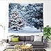 Produktbild Junjie Xmas Art Home Wandbehang Tapisserie Wandschmuck Weihnachten Wand Dekor Größe 150x130 cm für Sofakissen, Bettlaken, Picknick-Matte, Tischwäsche, Decke, Vorhang