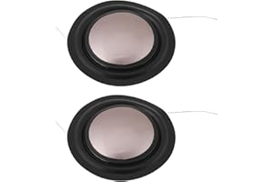 Create idea 2pcs 25.4mm Speaker Tweeter Titanium Diaphragm Compatible with Bowers Compatible with Wilkins
