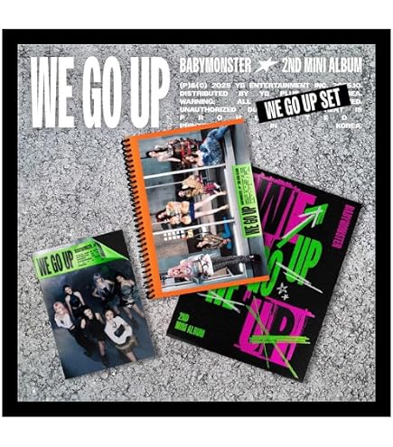 BABYMONSTER WE GO UP [Pattern Ver.] 2nd Mini Album (6 ver. SET