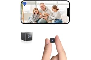 EKJANEPE 1080P Mini WiFi Spy Camera Hidden Camera Wireless Indoor Home Security Camera Small Micro Camera Spy with Motion Detection Night Vision Cloud & SD Storage Tiny Cam for Home Pet