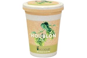 Feel Green Ecocup, Houblon, Idée Cadeau (100% Ecologique), Grow-Your-Own/Kit Prêt-à-Pousser, Plantes Dans Coffee Cup 10 x 8 cm, Produit En Autriche