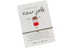 MERMAID MARY'S Good luck in your new job wish string bracelet | Gift to say good luck in your new job | New job gift | Gift for new job