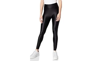 URBAN CLASSICS Leggings Elásticos para Mujer, Cintura Alta, Efecto Metalizado, También Disponibles en Tallas Grandes, Tallas XS - 5XL