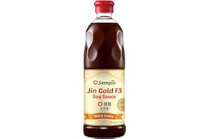 SEMPIO F3 Gold sos sojowy – ciemny sos sojowy – naturalny, bez inżynierii genetycznej – OG ASIA – 860 ml