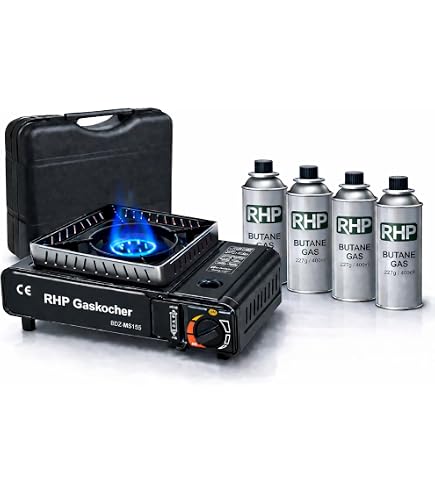 Réchaud à Gaz Extérieur RHP Avec Mallette - Économique Et Compact Pour Camping