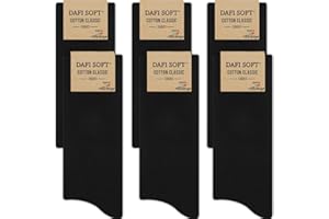 Dafi soft 6 Pairs Men's Cotton Socks, Comfortable, Made in Turkey