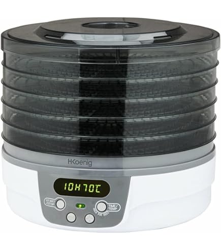 Essiccatore Alimentare MELCHIONI 5 Ripiani - 250W, Temperatura 40-70°C, Per Frutta, Verdura E Erbe - Foto 9