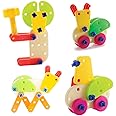 TOY FUN STEM Kids Construction Toys | Pieces Building Blocks Set with Screwdriver | Educational Plastic Nuts and Bolts Game for Girls and Boys Fine Motor Skills Toys for Ages 3 Plus