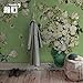 Produktbild HANHUAN Art Deco Fresko Tapete Hintergrundbildn Wandbild Wasserdicht Anpassbare Größe Oriental Rose Vintage Tv Hintergrund Wohnkultur Drucken Ölgemälde nicht giftig Umweltschutz Bad/Restaurant/Bar/Halle/Wohnzimmer/Flur/Küche/Büro/Schlafzimmer, 450x315cm, A