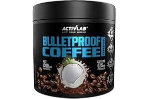 Activlab BULLETPROOF COFFEE DRINK 150g - Café fort avec huile MCT et saveur de noix de coco | Régime cétogène