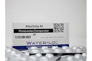 TEST ALL WATER Testallwater - Alkalinity-M Photometer Tablets | Accurate Water Testing for PoolLab 1.0 & 2.0 | Suitable for Pools & Spas | Pack of 50 | Reactive Chemical Reagent