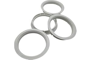 ‎NAAA 4x Zentrierringe 72,5-65,1 | 72.5 auf 65.1 | kompatibel mit Borbet | Weiss