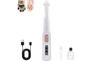 DILAMINAQI Belvedere Cat Trimmer, Belvedere Pet Micro Precision Trimmer, Designed for Cats’ Sensitive Areas, Gentle and Safe Trimming, Led Auxiliary Lighting, Fully Washable and Low Noise (Basic White)