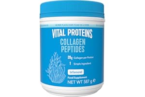 ‎VITAL PROTEINS Vital Proteins Collagen Peptides 587g – Reine Kollagen-Peptide – schöne Haut, Haare & Nägel – geschmacksneutral – optimale Löslichkeit – hydrolysiertes Kollagen Typ 1 & 3