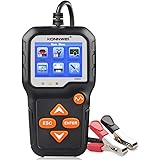 KONNWEI KW650 6V 12V KFZ Batterietester Ladesystem Analysator Farb-LCD-Display Lichtmaschine Batterieladetester für Motorrad-