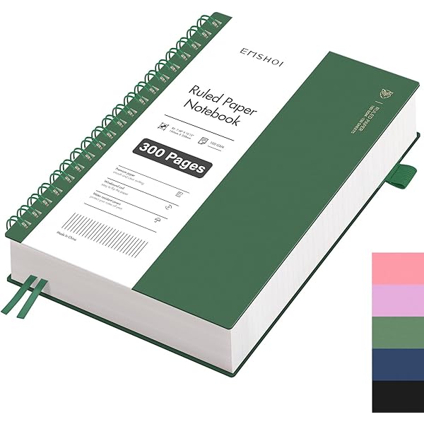 Spiraal notitieboek college gelijnd - B5 dagboek met verwijderbare