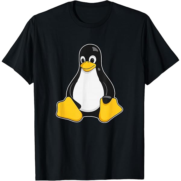 Linux Os T-Shirt Powered by Linux Tux Penguin Tee-Shirt T-Shirt