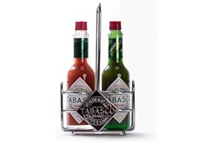 TABASCO Caddy - 1 x 60ML TABASCO Original TABASCO Red Sauce & 1 x 60ML TABASCO Jalapeño Sauce Complétez votre collection avec le TABASCO Caddy original