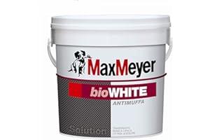 MAXMEYER MAX MEYER PITTURA IDROPITTURA TRASPIRANTE ANTIMUFFA BIO WHITE BIANCA LT. 5