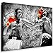 Produktbild Boikal SP3-1 Bild ( Leinwandbild ) 40 / 30 cm Wandbild fertig geramt Boxlegende Boxer Muhammad Ali