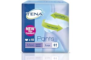 NRS Healthcare TENA Pants Maxi con ConfioFit, Pack de 10