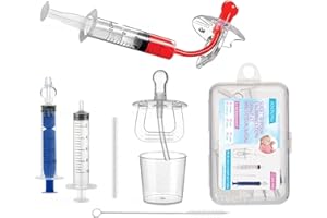 BORNOVA Chupete Dispensador de Medicamentos con Jeringa Integrada y Chupete de Frutas para Bebé Calmosine Digestión, Solución Segura para la Alimentación y Medicación de su Bebé