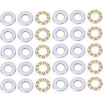 10 Roulements à Billes Plats F6-12M - Diamètre Intérieur 6mm Pour Bricolage Et Réparations Maison