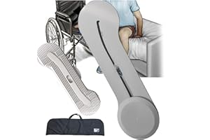 REOTEL Transferbrett EasyGlide Transferbrett Für Rollstühle Einfaches Slide Assist Device Transferhilfe Rutschbretter,Für Rutschbrett aus Holz zum leichten Umsetzen der Patienten bis 400LB,Grau